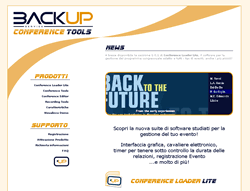 Backup Conference Tools - Software per la gestione del programma congressuale